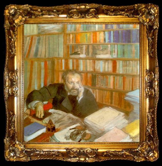 framed  Edgar Degas Edmond Duranty, ta009-2